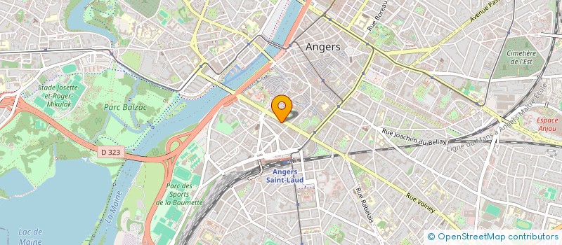 localisation de l'entreprise SMEBAMURS ST SERGE à ANGERS
