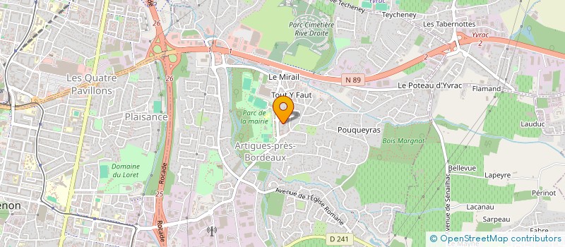 localisation de l'entreprise SMEBAT  ARTIGUES-PRES-BORDEAUX