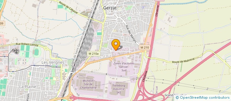 localisation de l'entreprise SMECRA à GERZAT