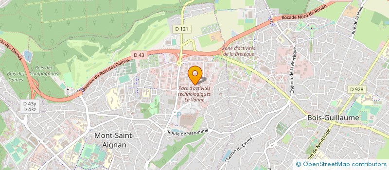 localisation de l'entreprise SMEG FRANCE à MONT-SAINT-AIGNAN