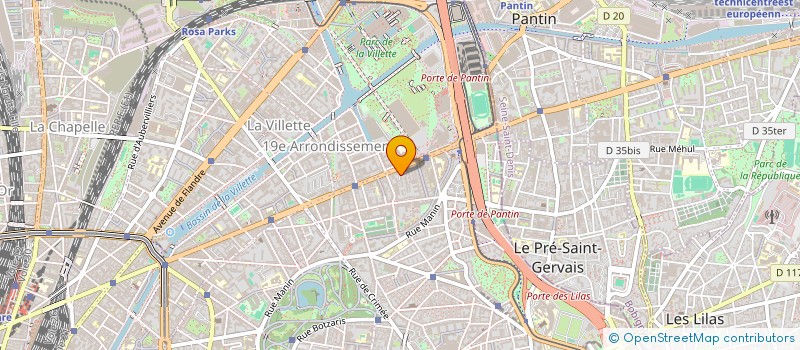 localisation de l'entreprise SMEL DISTRIB  PARIS