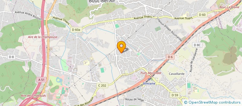 localisation de l'entreprise SMEL ET ASSOCIES à BOUC-BEL-AIR