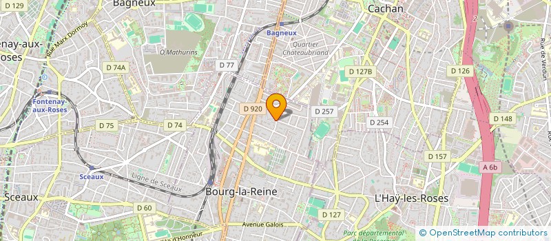 localisation de l'entreprise SMELLENTY à BOURG-LA-REINE