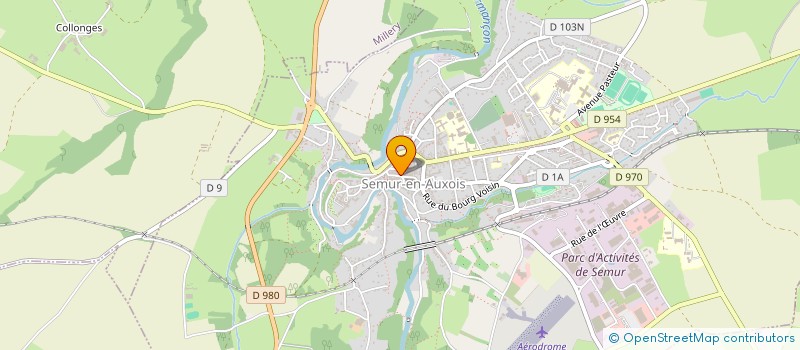 localisation de l'entreprise SMET COIFFURE  SEMUR-EN-AUXOIS