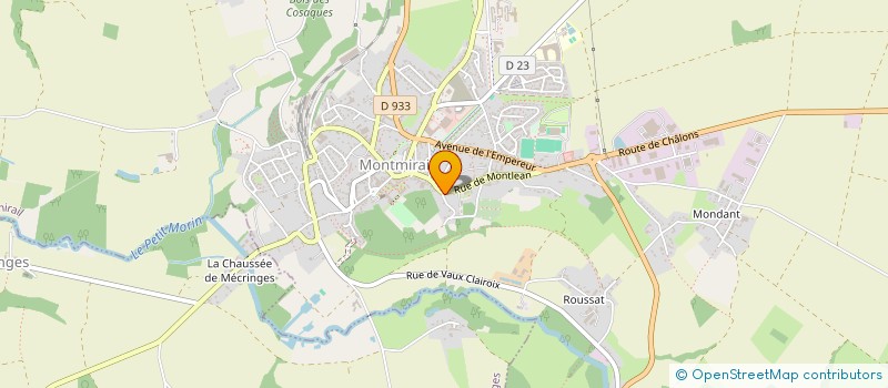 localisation de l'entreprise SMEV  MONTMIRAIL