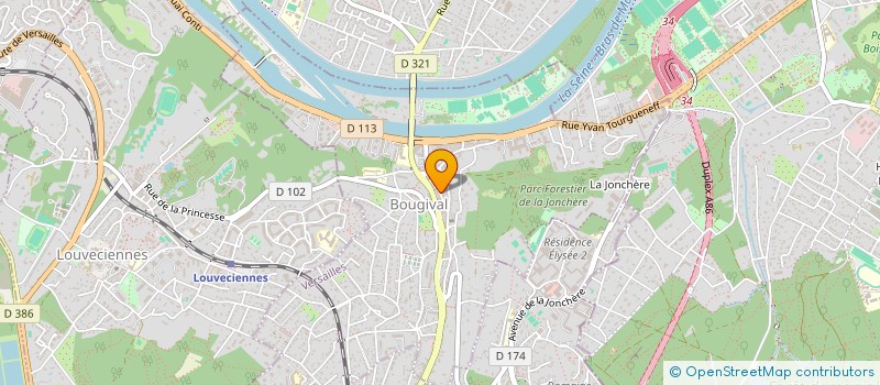localisation de l'entreprise SMF à BOUGIVAL