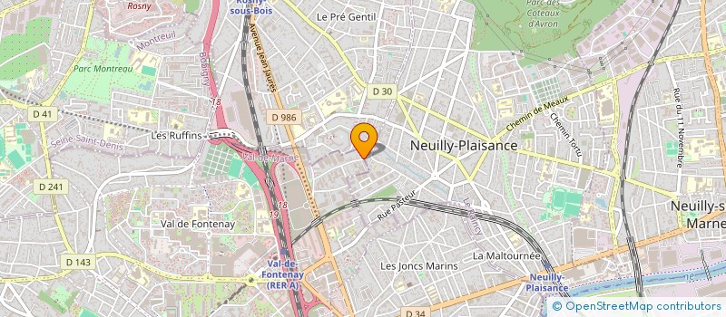 localisation de l'entreprise SMF  FONTENAY-SOUS-BOIS