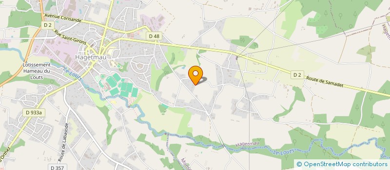 localisation de l'entreprise SMF  HAGETMAU