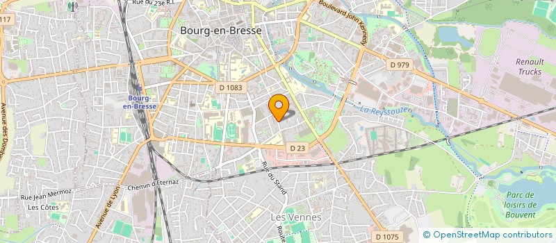 localisation de l'entreprise SMF à BOURG-EN-BRESSE