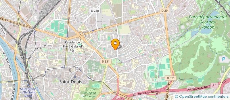 localisation de l'entreprise SMF à SAINT-DENIS
