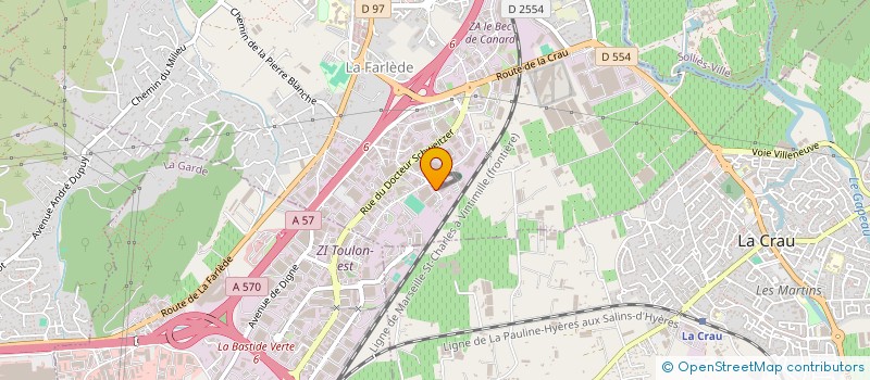 localisation de l'entreprise SMF CONSEIL à LA FARLEDE
