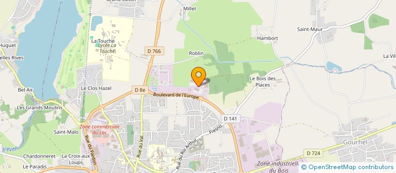 localisation de l'entreprise SMG 56 à PLOERMEL