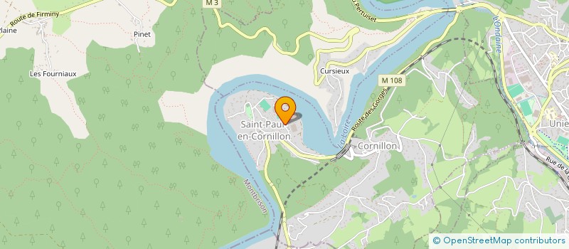 localisation de l'entreprise SMG  SAINT-PAUL-EN-CORNILLON