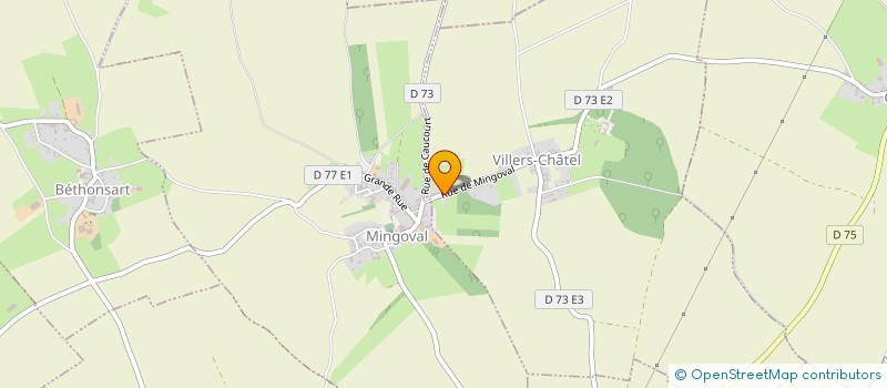 localisation de l'entreprise SMG  VILLERS-CHATEL