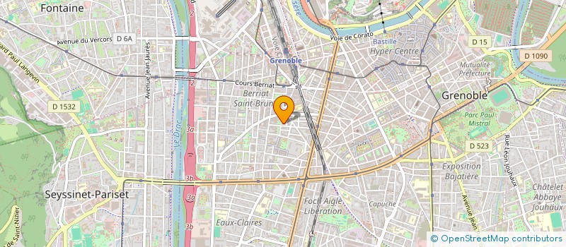 localisation de l'entreprise SMG à GRENOBLE