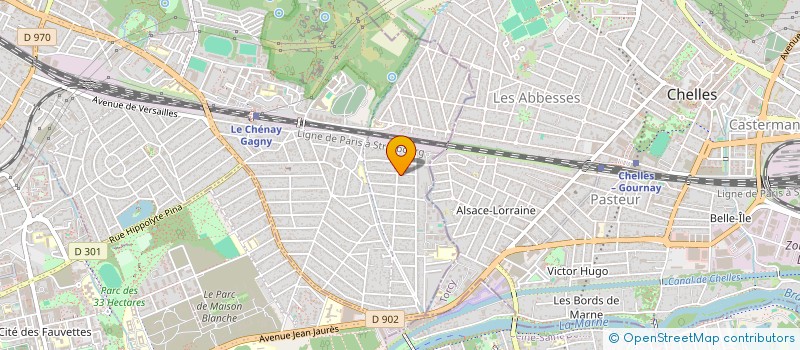 localisation de l'entreprise SMG à GAGNY