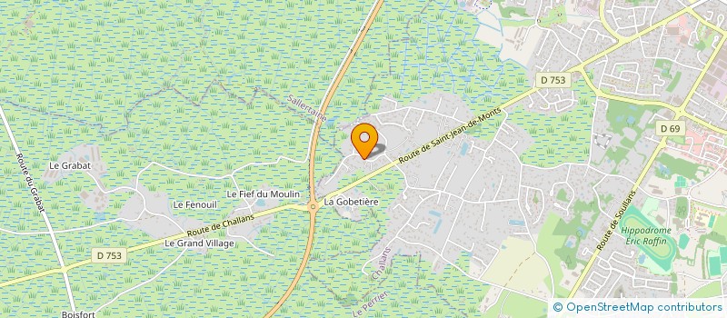 localisation de l'entreprise SMG  CHALLANS