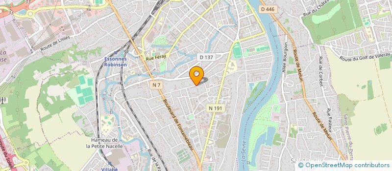 localisation de l'entreprise SMG ASSIST à CORBEIL-ESSONNES