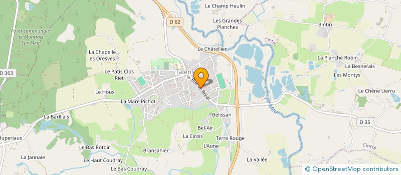 localisation de l'entreprise SMG AUTOMOBILES 35  GOVEN