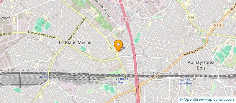 localisation de l'entreprise SMG BAT à LE BLANC-MESNIL