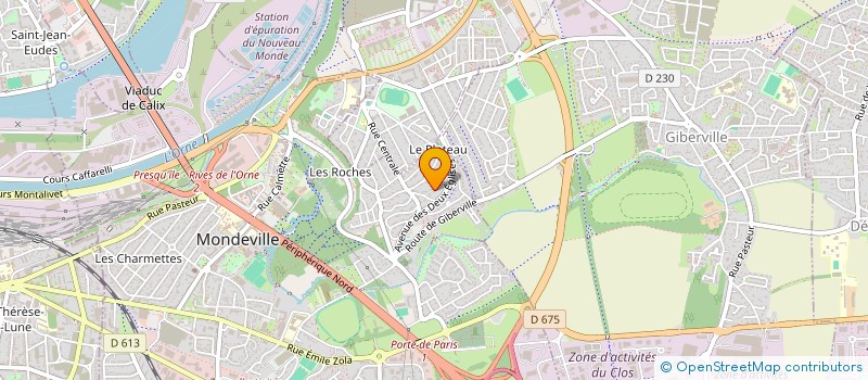 localisation de l'entreprise SMG CHOCOLATS à MONDEVILLE
