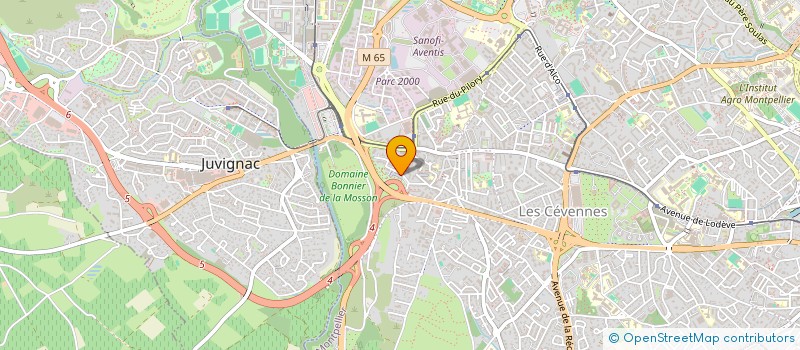 localisation de l'entreprise SMG CONSTRUCTION à MONTPELLIER