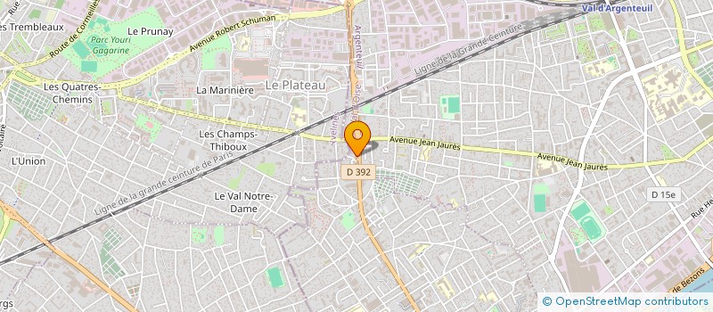 localisation de l'entreprise SMG FRANCE à BEZONS