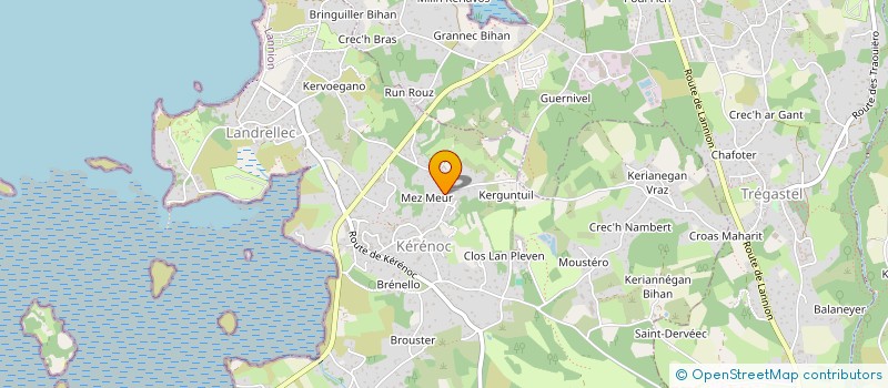 localisation de l'entreprise SMG HABITAT  PLEUMEUR-BODOU