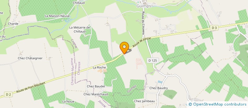 localisation de l'entreprise SMG METALLERIE à GUIMPS