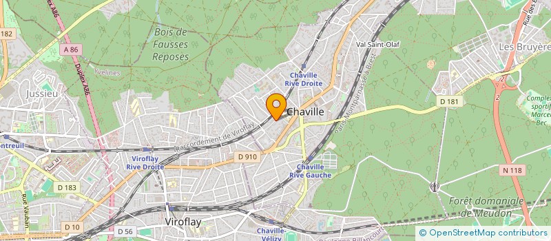 localisation de l'entreprise SMG PUBLICITE à CHAVILLE
