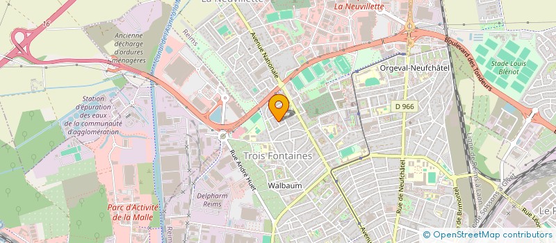 localisation de l'entreprise SMG REIMS  REIMS