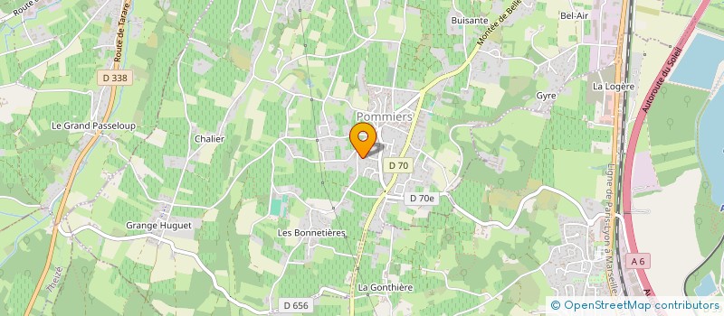 localisation de l'entreprise SMG RETAIL  VAL D'OINGT