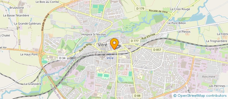 localisation de l'entreprise SMG SERVICES LORIENT  VITRE