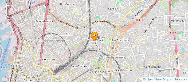 localisation de l'entreprise SMG SOCITE DE MACONNERIE GENERALE à MARSEILLE
