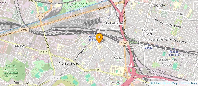 localisation de l'entreprise SMGB à NOISY-LE-SEC