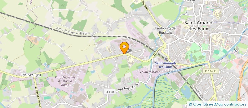 localisation de l'entreprise SMGB  SAINT-AMAND-LES-EAUX