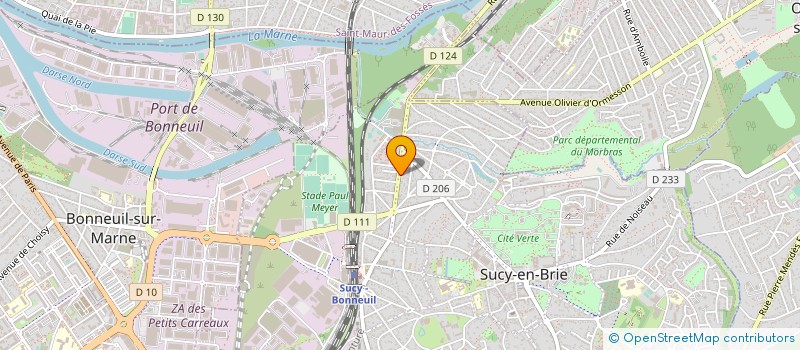 localisation de l'entreprise SMGF à SUCY-EN-BRIE