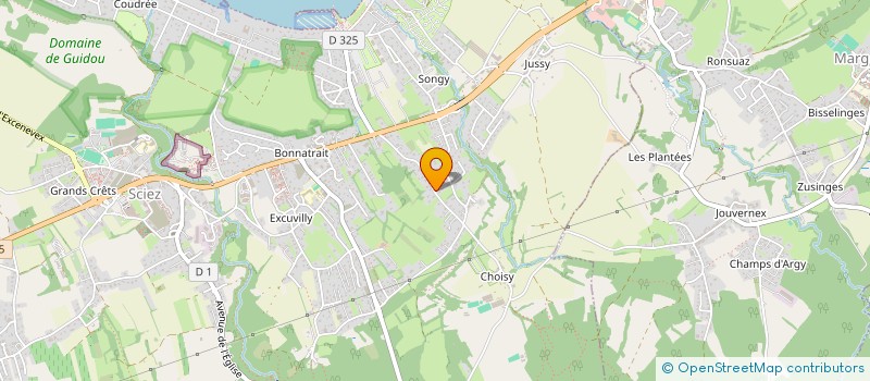 localisation de l'entreprise SMGG  SCIEZ