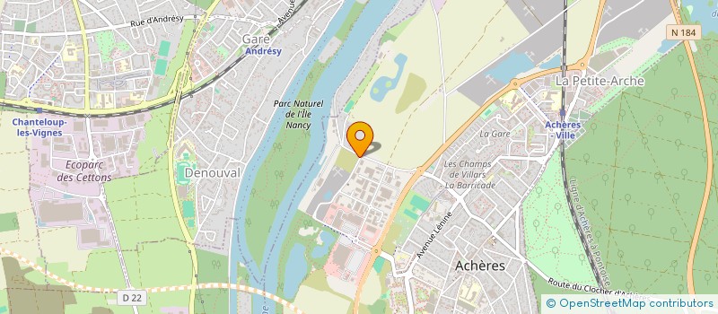 localisation de l'entreprise SMGI à ACHERES