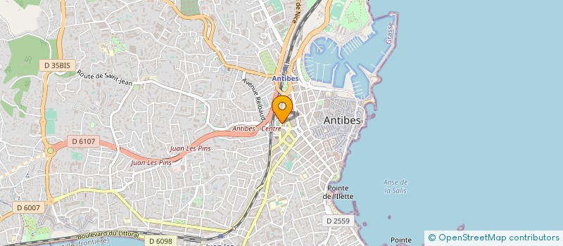 localisation de l'entreprise SMGI - NIEGO à ANTIBES