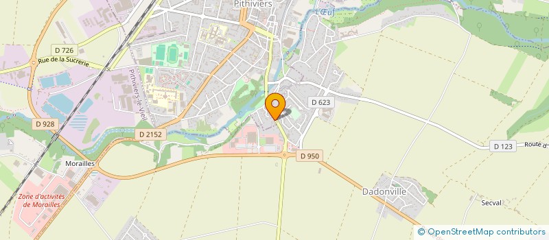 localisation de l'entreprise SMGIS DISTRIBUTION  DADONVILLE