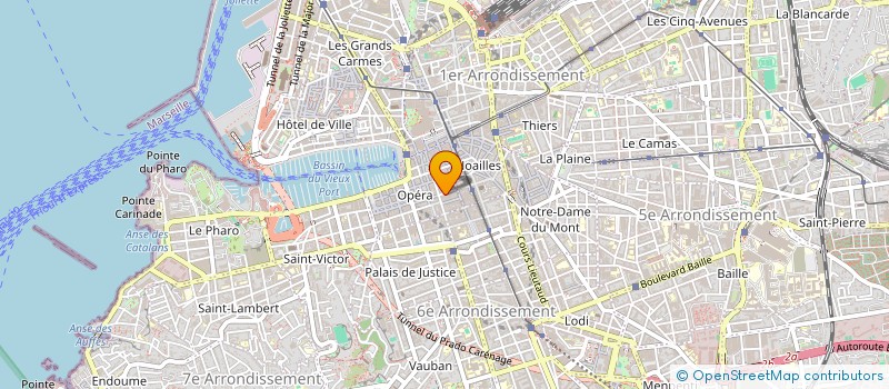 localisation de l'entreprise SMGN AVOCATS  MARSEILLE