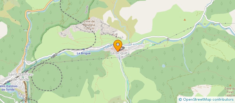 localisation de l'entreprise SMGO à LA BRIGUE