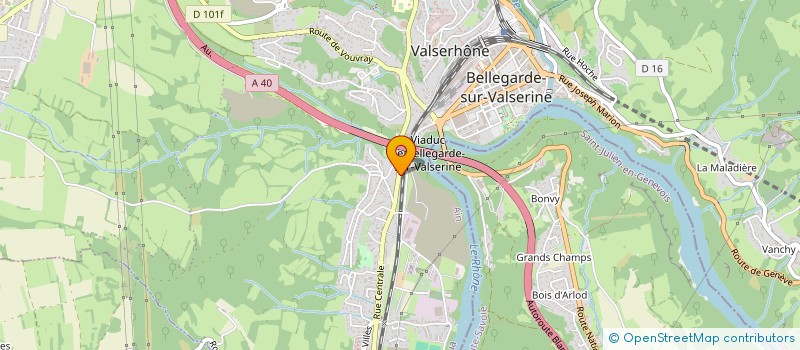localisation de l'entreprise SMH à VALSERHONE
