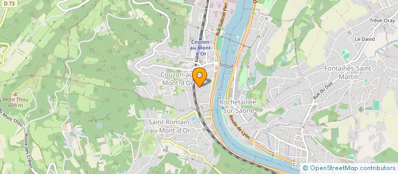 localisation de l'entreprise SMH  COUZON-AU-MONT-D'OR