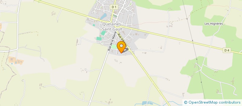 localisation de l'entreprise SMH  QUELAINES-SAINT-GAULT