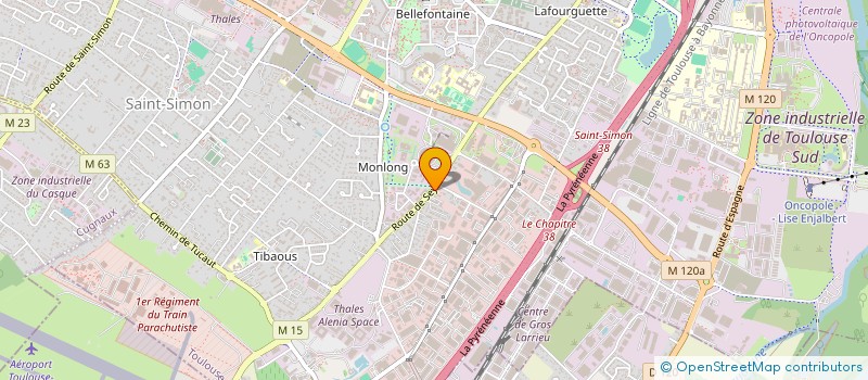 localisation de l'entreprise SMH  TOULOUSE