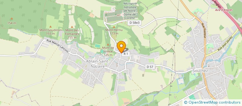 localisation de l'entreprise SMH PANAJA  ABLAIN-SAINT-NAZAIRE