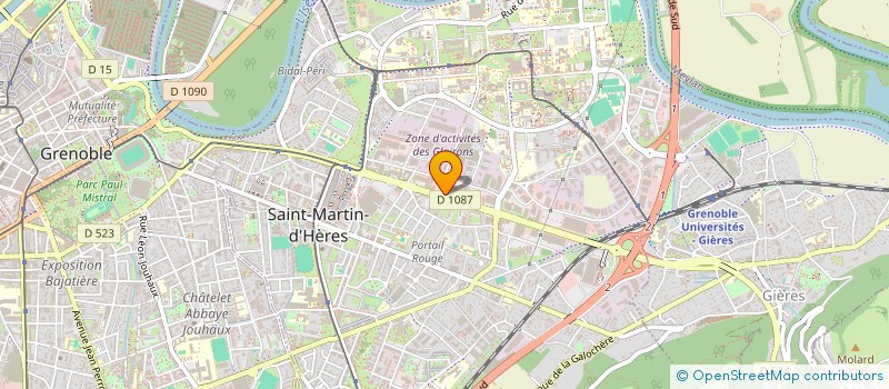 localisation de l'entreprise SMH SPORTS  SAINT-MARTIN-D'HERES