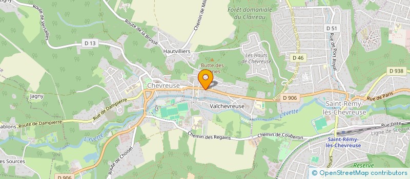 localisation de l'entreprise SMH2  CHEVREUSE